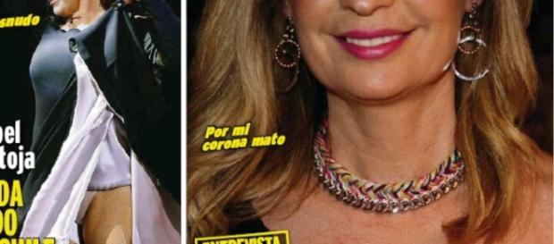 Olvido Hormigos en la portada de una revista Olvido Hormigos en la portada de una revista