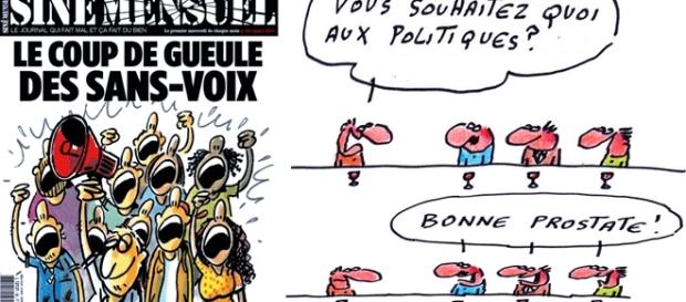 Siné mensuel 62 (daté mars) est bourré de micro-trottoirs avec des gens que vous ne risquez pas de voir à la télé Siné mensuel 62 (daté mars) est bourré de micro-trottoirs avec des gens que vous ne risquez pas de voir à la télé