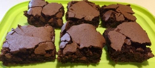 Alcuni dei brownies ottenuti con questa ricetta