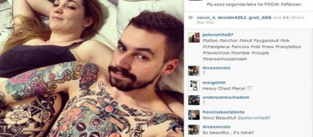Homem diz que noite foi 'foda' ao lado da mulher. Homem diz que noite foi 'foda' ao lado da mulher.