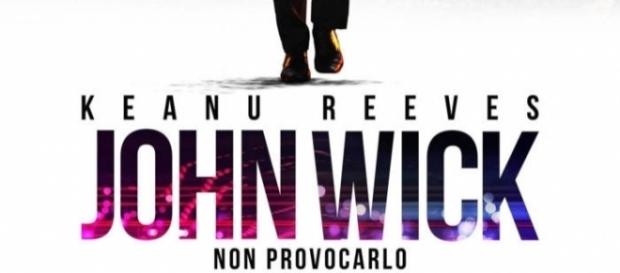 Locandina del film John Wick con Keanu Reeves. Locandina del film John Wick con Keanu Reeves.
