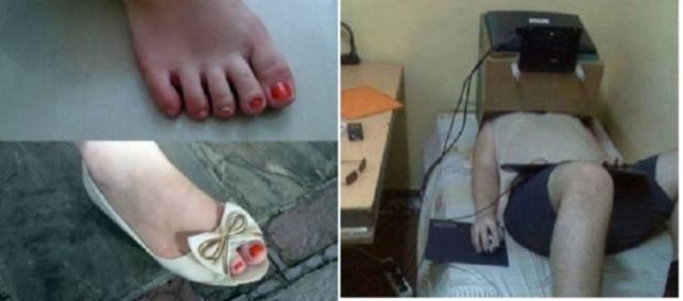 Para aquelas mulheres que tem preguiça de pintar as unhas dos pés. Para aquelas mulheres que tem preguiça de pintar as unhas dos pés.