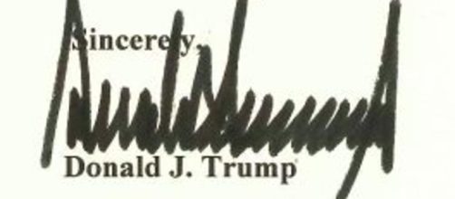 Donald Trump's signature makes Twitter go LOL: 'It looks like an ... - hindustantimes.com