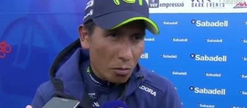 Nairo Quintana al traguardo di Lucena