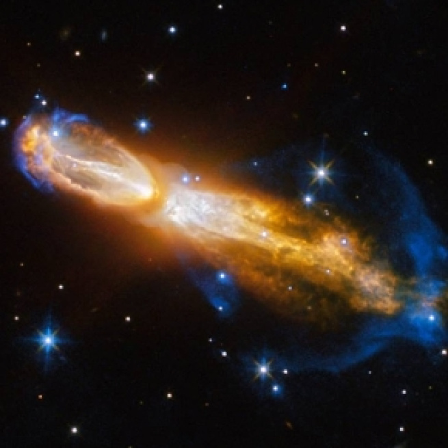 Hubble Captures Brilliant Star Death in "Rotten Egg" Nebula - SpaceRef - spaceref.com