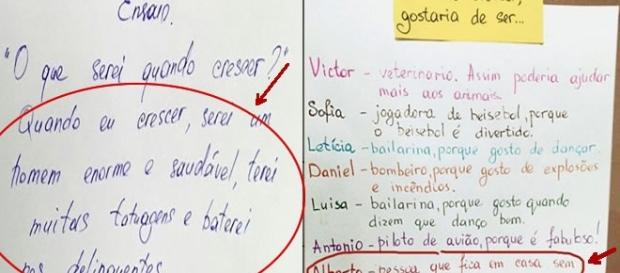 Crianças decididas em suas respostas Crianças decididas em suas respostas