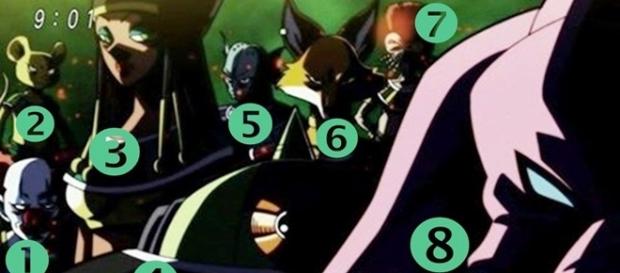 Dragon Ball Super Los 8 malvados dioses de la destrucción. Dragon Ball Super Los 8 malvados dioses de la destrucción.