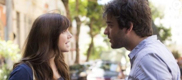 Marina e Tiago em 'A Lei do Amor' (Divulgação/Globo) Marina e Tiago em 'A Lei do Amor' (Divulgação/Globo)