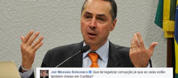 Bolsonaro ironiza ministro do STF Bolsonaro ironiza ministro do STF