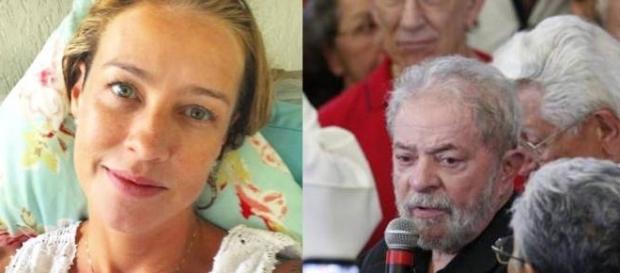 Luana chama Lula de indigno por conta de discurso político em velório Luana chama Lula de indigno por conta de discurso político em velório