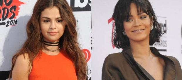 Selena Gomez e Rihanna já tiveram fotos sem roupa espalhadas pela internet Selena Gomez e Rihanna já tiveram fotos sem roupa espalhadas pela internet