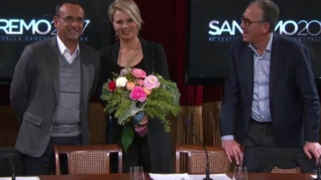 Carlo Conti e Maria De Filippi presentano il Festival 2017