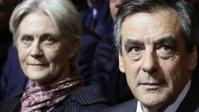 Francois et Penelope Fillon --