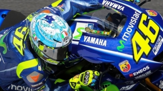 Valentino Rossi 46 durante i test