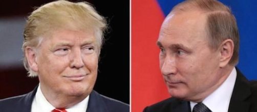 Trump and Putin. http://katehon.com/news/putin-and-trump-hold-talks photo via Katehon.com