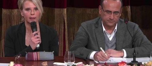 Maria de Filippi e Carlo Conti