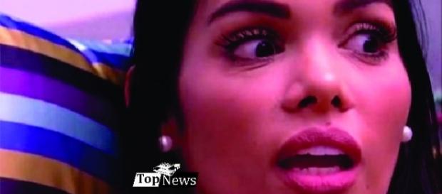 Aqui fora, Mayara fica chocada ao descobrir que sétimo voto foi de Roberta Aqui fora, Mayara fica chocada ao descobrir que sétimo voto foi de Roberta