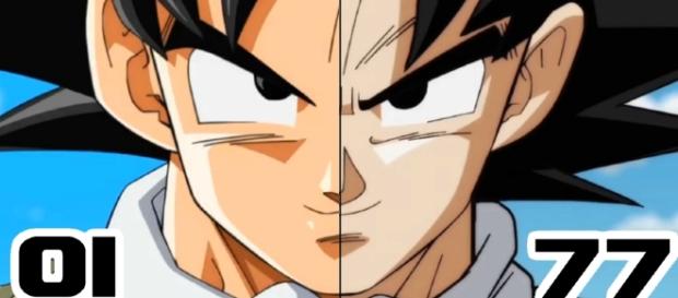 Comparaison Gokû Dragon Ball Super épisode 1 et 77 ! Comparaison Gokû Dragon Ball Super épisode 1 et 77 !