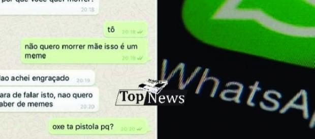 Conversa mostra a preocupação da mãe Conversa mostra a preocupação da mãe