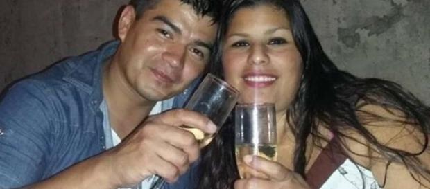 Diego Loscalzo y su pareja, semanas antes del crimen Diego Loscalzo y su pareja, semanas antes del crimen