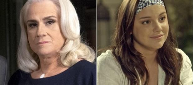 Imagem: Magnólia e Marina na novela "A Lei do Amor'" Imagem: Magnólia e Marina na novela "A Lei do Amor'"
