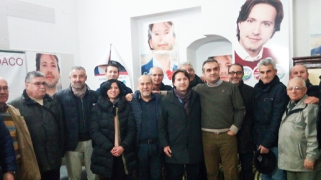 Corrado Figura con Massimo Prado e gli amici di Netini in movimento