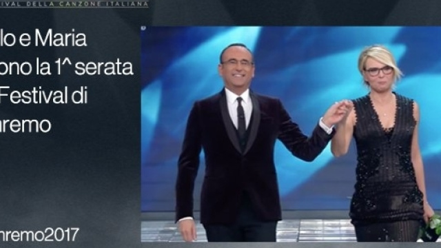 La prima serata di Sanremo 2017 supera il 50% di share