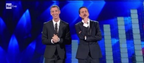 Sanremo 2017 - momento comico con Luca e Paolo sulla Paura, il video