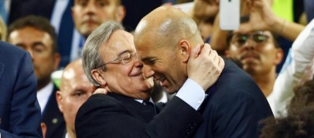 Real Madrid : Pérez encense Zidane - francetvsport.fr Real Madrid : Pérez encense Zidane - francetvsport.fr