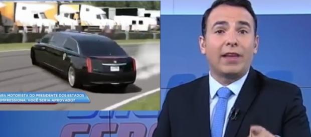 Reinaldo Gottino deu uma derrapada durante reportagem - jovemnerd.com.br Reinaldo Gottino deu uma derrapada durante reportagem - jovemnerd.com.br