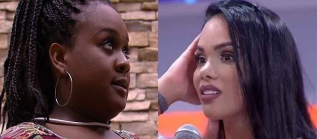 Roberta tenta se desculpar com Mayara (Foto: Reprodução/TV Globo) Roberta tenta se desculpar com Mayara (Foto: Reprodução/TV Globo)