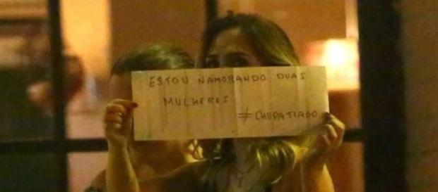 Tatá envia recado para o amigo Tatá envia recado para o amigo