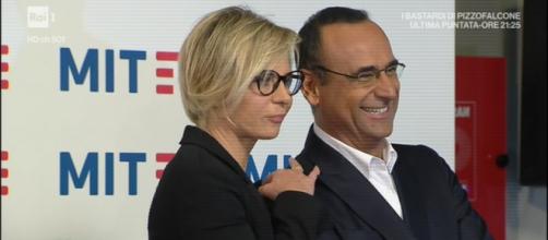 Replica finale Sanremo 2017, Maria de Filippi e Carlo Conti