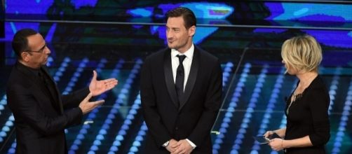 Francesco Totti a Sanremo 2017
