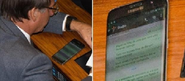 Deputado Jair Bolsonato teve suas conversas pelo Whatsapp flagradas (Foto: Reprodução/Facebook - Lula Marques) Deputado Jair Bolsonato teve suas conversas pelo Whatsapp flagradas (Foto: Reprodução/Facebook - Lula Marques)