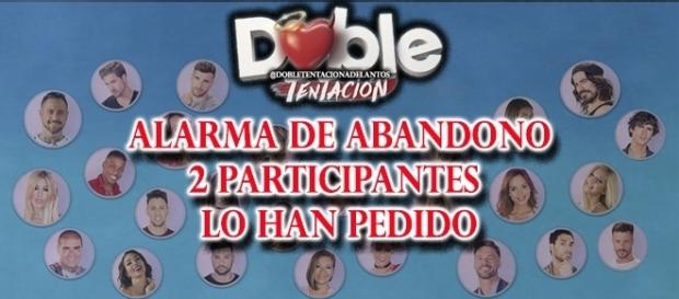 Los participantes que han pedido abandono en Doble Tentación Los participantes que han pedido abandono en Doble Tentación