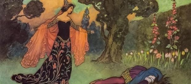 O conto de fadas "A Bela e a Fera", em 1913 O conto de fadas "A Bela e a Fera", em 1913