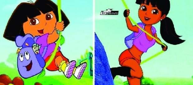 Personagens de desenhos na fase adulta Personagens de desenhos na fase adulta