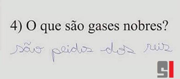 Respostas engraçadas em provas de alunos que preferem tirar zero a perder a piada Respostas engraçadas em provas de alunos que preferem tirar zero a perder a piada