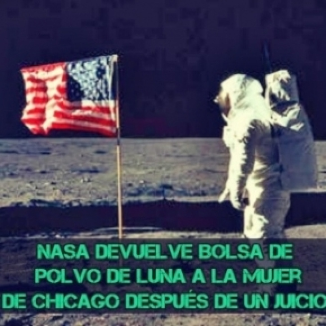 NASA devuelve bolsa de polvo de luna a la mujer de Chicago después de un juicio by BBC World
