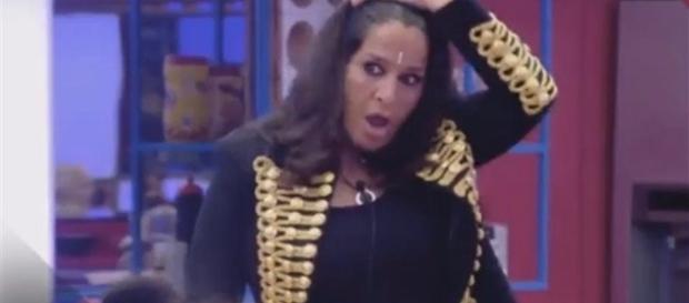 Aída Nízar concursando en gran hermano Aída Nízar concursando en gran hermano