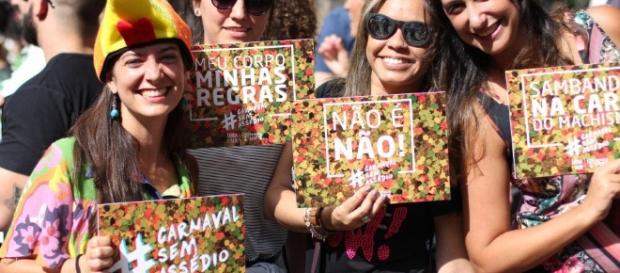 Campanha contra o assédio sexual no carnaval ganha cada vez mais adesão Campanha contra o assédio sexual no carnaval ganha cada vez mais adesão