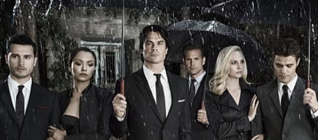 Foto promocial da oitava temporada de "The Vampire Diaries" Foto promocial da oitava temporada de "The Vampire Diaries"