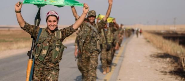 L'avanzata su Raqqa della componente kurda delle Forze Democratiche Siriane. L'avanzata su Raqqa della componente kurda delle Forze Democratiche Siriane.