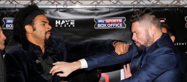 Tony Bellew fumes at David Haye after Hayemaker throws punch at ... - thesun.co.uk Tony Bellew fumes at David Haye after Hayemaker throws punch at ... - thesun.co.uk