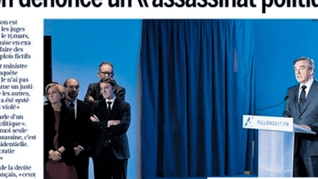 Presque toute la presse a repris l'expression de François Fillon évoquant un "assassinat politique"