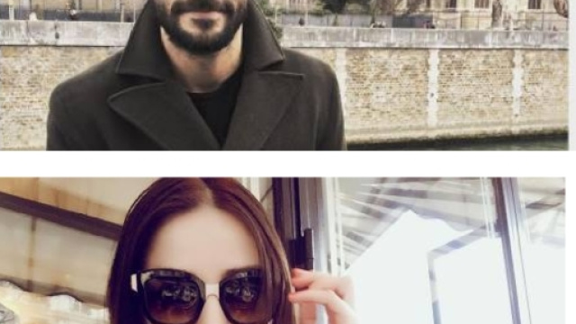 Serkan Cayoglu e Ozge Gurel a Parigi.