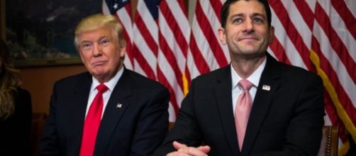 Il Presidente Donald Trump e l'House Speaker Paul Ryan