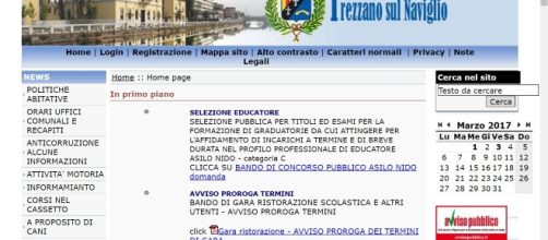 Trezzano sul Naviglio (MI) sito ufficiale bando educatore