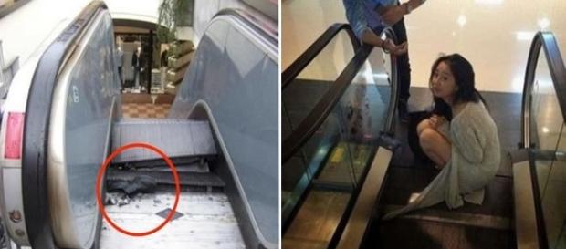 Acidentes sofridos em escadas rolantes Acidentes sofridos em escadas rolantes